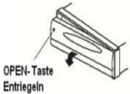 OPEN-Taste Entriegeln