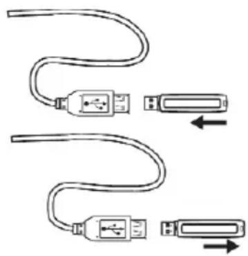 AUDIOVOX VME 9112 - Entfernen des USB-Geräts - 1