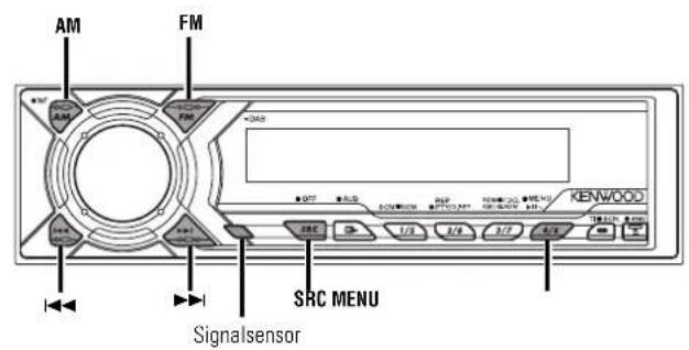 KENWOOD KDC-M9021 - Menü-Steuerung - 1