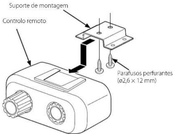 Suporte de montagem Controlo remoto Parafusos perfurantes (ø2,6 x 12 mm)