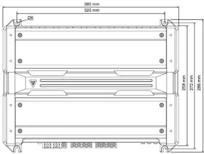 380 mm 320 mm Ø6 258 mm 272 mm 286 mm
