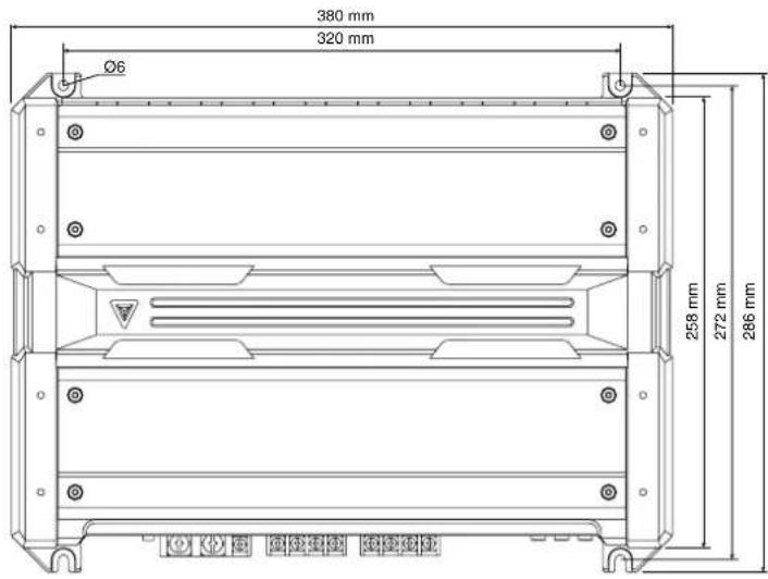 380 mm 320 mm Ø6 258 mm 272 mm 286 mm