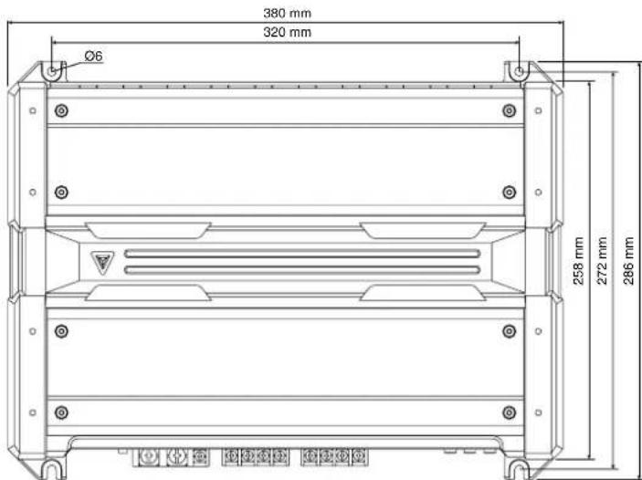 380 mm 320 mm Ø6 258 mm 272 mm 286 mm