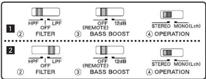 KENWOOD KAC-7251 - ■ 2-Kanal + Subwoofer-System - 2
