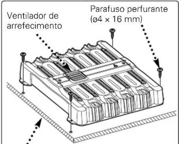 Ventilador de arrefecimento Parafuso perfurante (Ø4 × 16 mm)