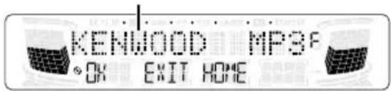 KENWOOD KDC-7027 - Aktivieren Sie den Ordner-Auswahlmodus Drücken Sie die [5] ("FSEL")-Taste. - 1