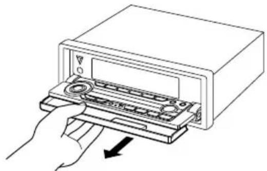 KENWOOD KDC-7027 - Abnehmen der Rückwand - 2
