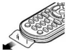 KENWOOD KDC-3047 - Fernbedienung für den Gebrauch vorbereiten - 1