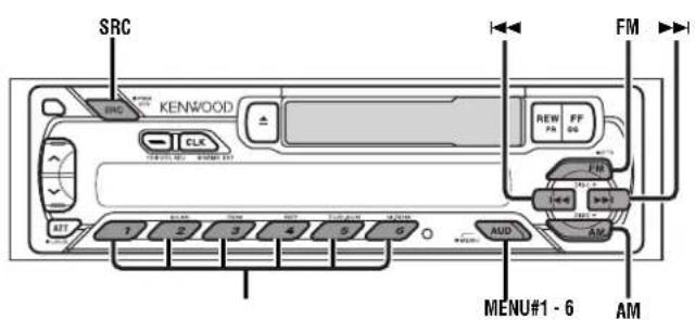 KENWOOD KRC-294A - Die Funktionen des Tuners - 1
