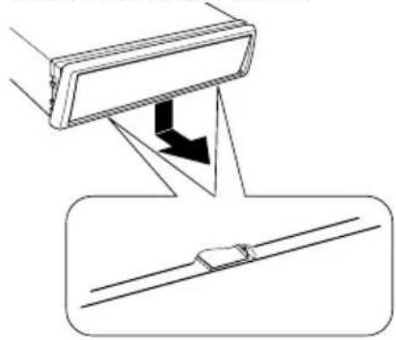 KENWOOD KDC-W8534 - Entfernen des Hartgummirahmens - 2