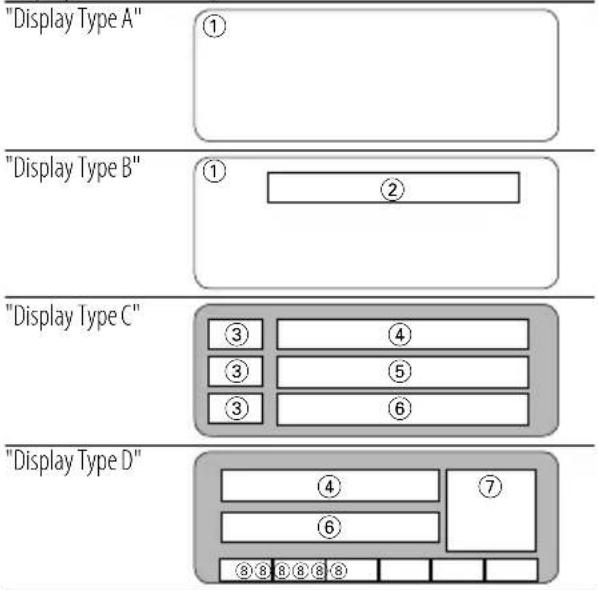 KENWOOD KDC-W8534 - Display-Auswahl - 1