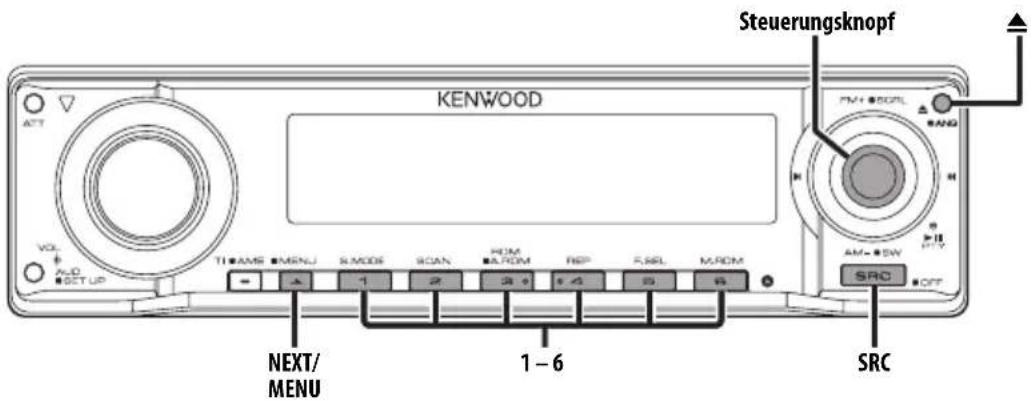 KENWOOD KDC-W8534 - Ändern der Sprache für die PTY-Funktion - 1