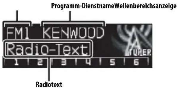 KENWOOD KDC-W8534 - Abruf der Senderspeicher - 2