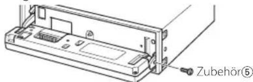 KENWOOD KDC-W6027 - Anschrauben der Frontplatte am Gerät - 2