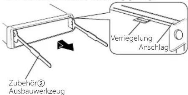 KENWOOD KDC-W6027 - Ausbau des Hartgummirahmens - 1