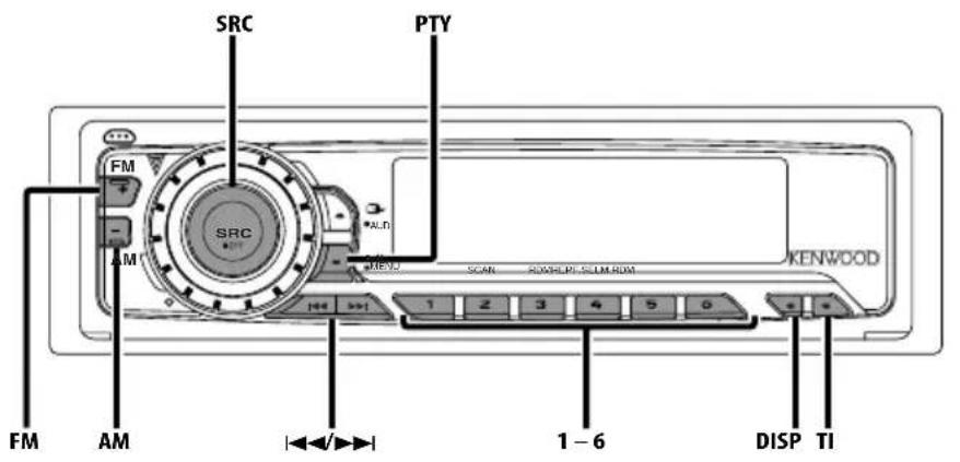 KENWOOD KDC-W6027 - Abruf der Senderspeicher - 1