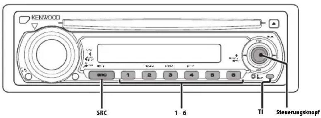 KENWOOD KDC-W4531 - Abruf der Senderspeicher - 1