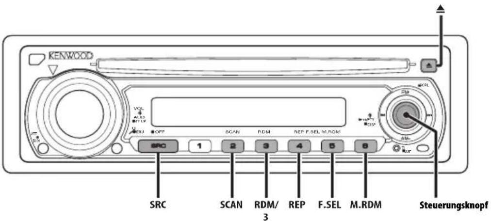KENWOOD KDC-W4531 - Ändern der Sprache für die PTY-Funktion - 1