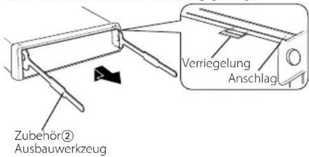 KENWOOD KDC-W4531 - Ausbau des Hartgummirahmens - 1