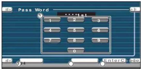 KENWOOD KVT-725DVD - Starten Sie die Sicherungscode-Registrierung - 2