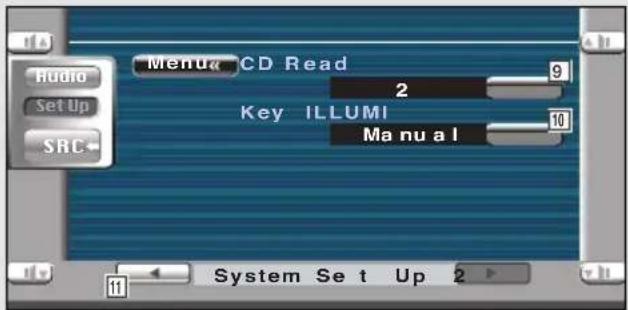 KENWOOD KVT-725DVD - Anzeige des Systemeinrichtungs- bildschirms 2 - 3