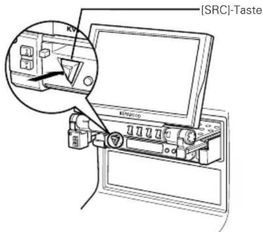 KENWOOD KVT-725DVD - Schalten Sie den Power-Schalter ein - 1