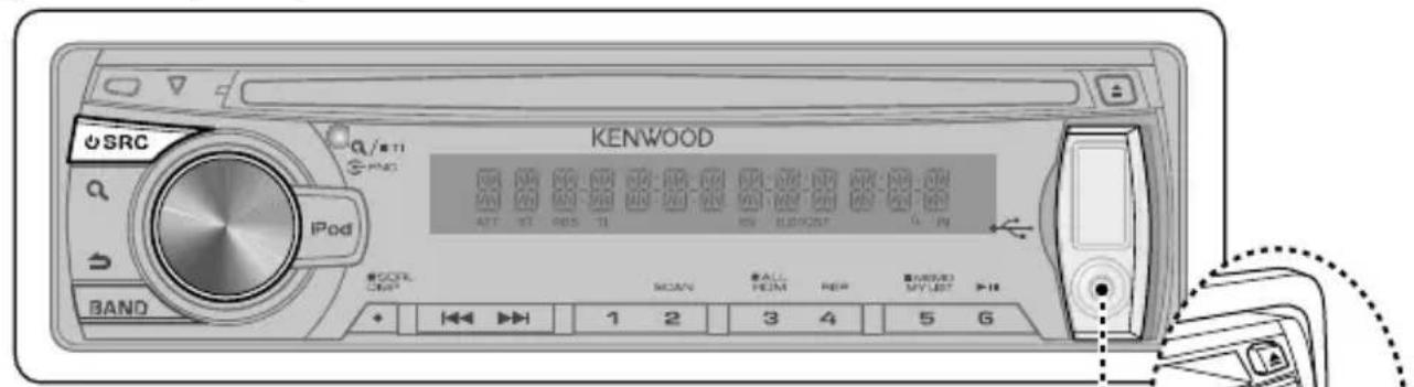 KENWOOD KDC-4051U - Hören von den anderen externen Komponenten - 1
