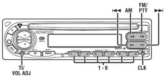KENWOOD KDC-4027V - Voreinstellungs-Abstimmung - 1
