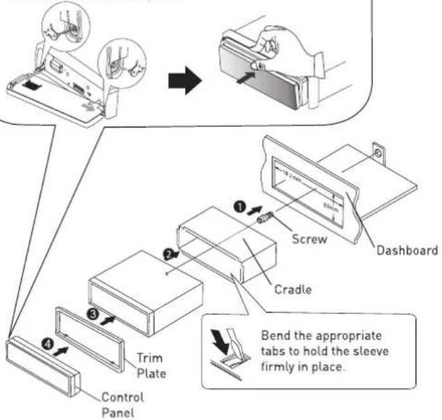 Fusion CA-CD700 - DASHBOARD INSTALLATION - 1