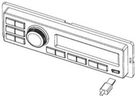 VDO TR7311U-OR - Laden/auswerfen eines USB-Geräts - 1