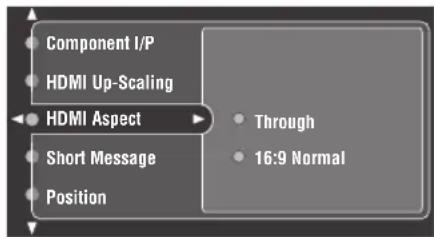 YAMAHA RX-V2600 - ■HDMI Aspect (HDMI Seitenverhältnis) - 1