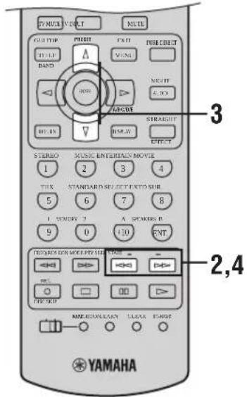 YAMAHA RX-V2600 - PTY SEEK Funktion - 1