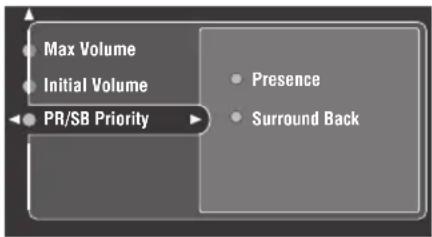 YAMAHA RX-V2600 - PR/SB Priority (Priorität für Presence/hintere Surround-Lautsprecher) - 1