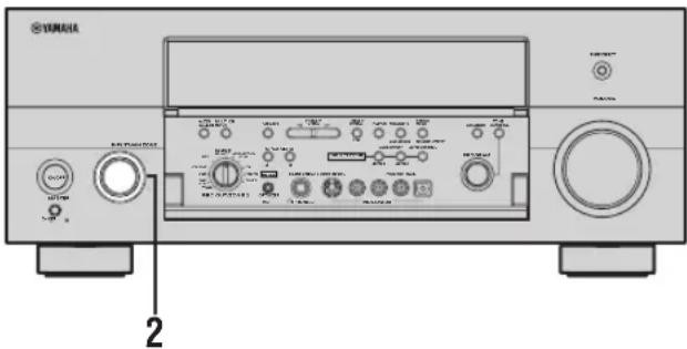 YAMAHA RX-V2600 - AUFNAHME - 1