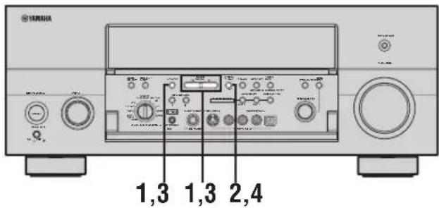 YAMAHA RX-V2600 - Austauschen von Festsendern - 1