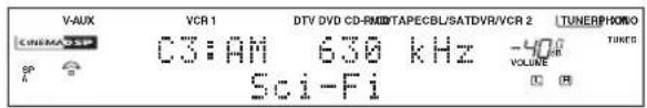 YAMAHA RX-V2600 - Drücken Sie MEMORY (MAN'L/AUTO FM) auf der Frontblende, während die MEMORY-Anzeige blinkt. - 3