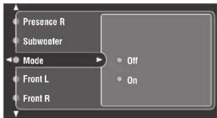 YAMAHA RX-V2600 - Mode (Modus) - 1