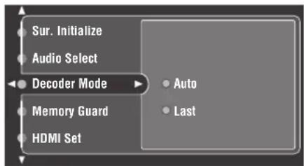 YAMAHA RX-V2600 - ■Decoder Mode (Decoder-Modus) - 1