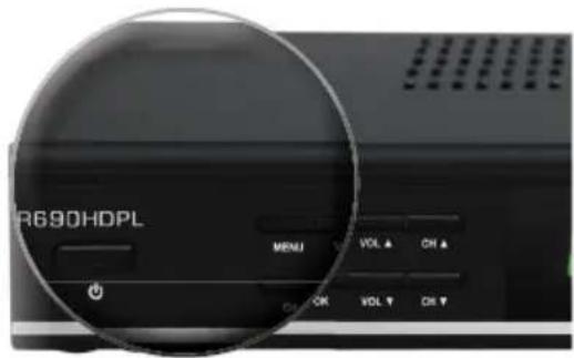 R690HDPL MENU VOL ▲ ON ▲ ON OK VOL ▼ ON ▼