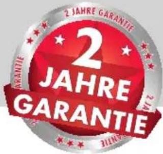 2 JAHRE GARANTIE 2 JAHRE GARANTIE 2014