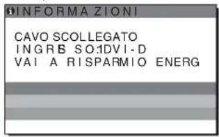 INFORMAZIONI CAVO SCOLLEGATO INGRB SO:1DVI-D VAI A RISPARMIO ENERG