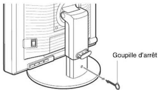 Goupille d'arrêt