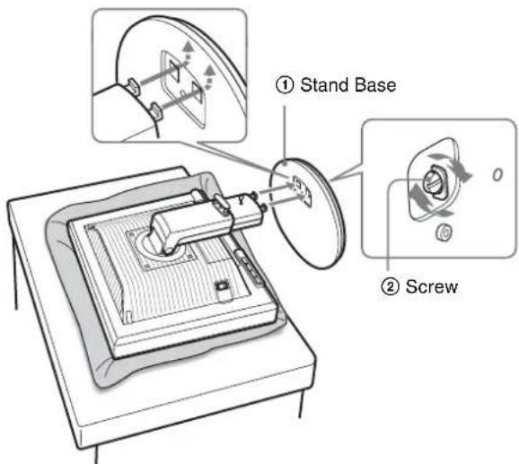 ① Stand Base ② Screw