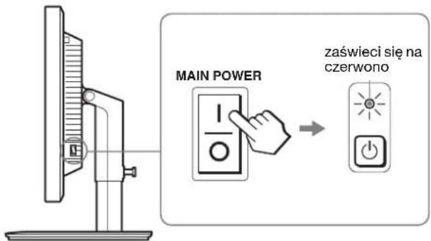 MAIN POWER zaświeci się na czerwono