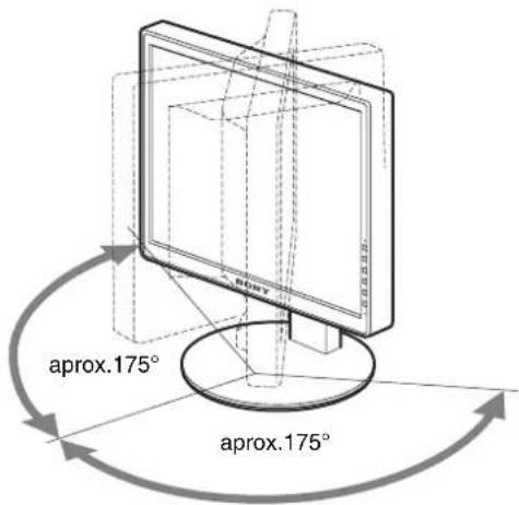 SONY SDM-S205 - Configuración 8: Ajuste de la inclinación y la altura - 2