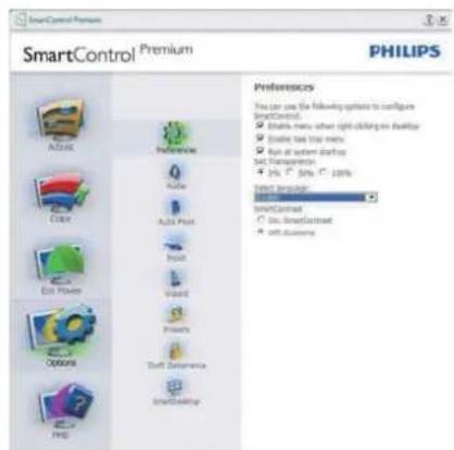 PHILIPS Brilliance 298P4 - Options (Optionen) > Preferences - 1