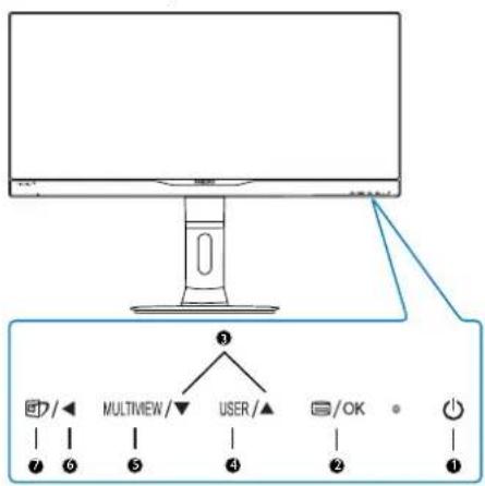 PHILIPS Brilliance 298P4 - Monitor bedienen - 1
