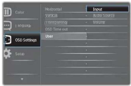 PHILIPS Brilliance 298P4 - USER(Benutzer)-Taste anpassen - 1