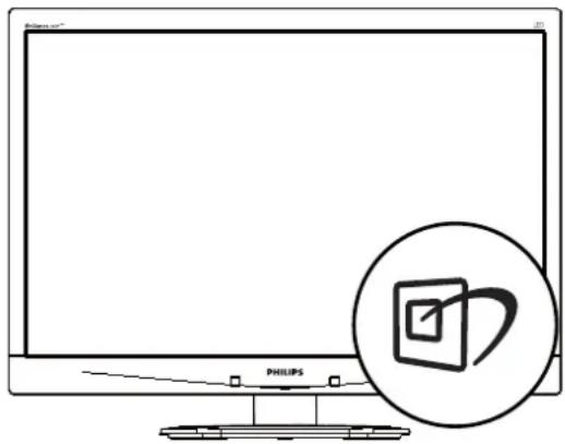 PHILIPS Brilliance 240P4 - Wie schalte ich SmartImage ein? - 1