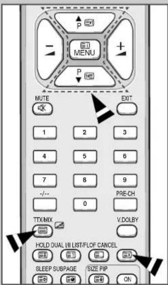 SAMSUNG SyncMaster 241MP - Videotext-Informationen anzeigen - 1